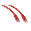3Ft (3 Feet) CAT6 Crossover Ethernet Network Cable 550Mhz RED 24AWG Network Cable