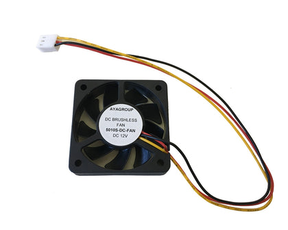 50mmx50mmx10mm 12V 50mm 5010S DC Brushless Cooling Exhaust Fan 0.08A w/3-Pin Connector