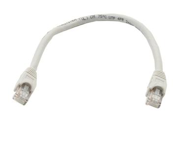 C5MB-1WHI 1Ft. Cat5e 350MHz RJ-45 Cable White