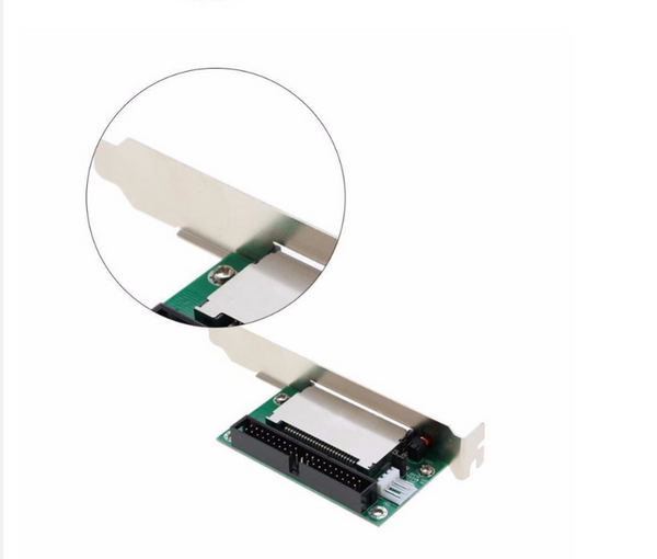 IDE/PATA to CF (CompactFlash) 40-Pin Bootable Adapter with PCI Bracket ...
