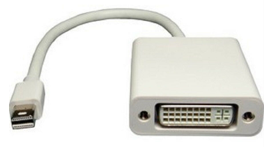 Mini DisplayPort to DVI Female Adapter Cable for Apple Macbook