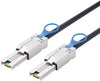 10Ft (3M) 28AWG External Mini SAS 26pin (SFF-8088) Male to Mini SAS 26pin (SFF-8088) Male Cable