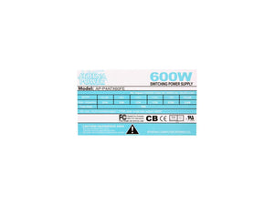 Athena Power AP-P4ATX60FE 20+4Pin 600W Single EPS12V V2.91 SLI and CrossFire Ready Supports Intel Core i7 Server Power Supply