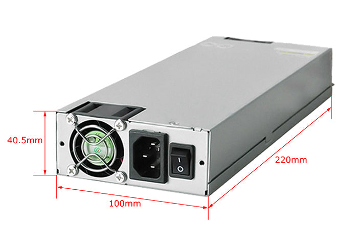 Athena Power AP-U1ATX50 20+4Pin 500W Single 1U EPS Server Power Supply