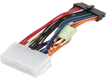 6" Standard ATX 20-Pin to Mini 24-Pin Power Converter Adapter for HP Systems