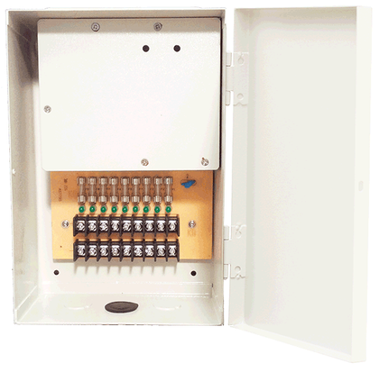 LTS DV-AT1209A-D9P 9-Ports 9 Amp PTC DC 12V Power Supply Box for CCTV