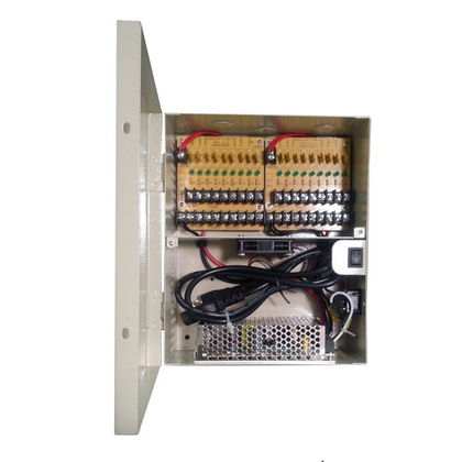 LTS DV-AT1220A-D18P 18-Channel 20 Amp PTC Protection Distribution Power Supply Box