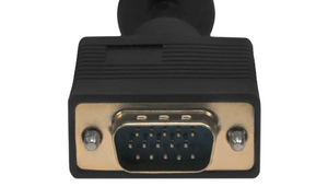 DVI-A (12+5-Pin) Analog Male to HD-15 VGA Male Dual Link Cable Dual Ferrites (3Ft, 6Ft, 10Ft, 15Ft)