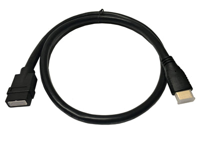 24AWG High Speed HDMI Male to Female Extension Cable w/Ethernet, Audio CL2 Rate 4K Ready (1Ft - 25Ft)