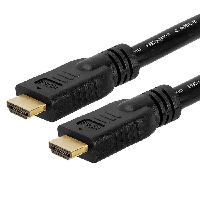 24AWG High Speed HDMI Male Cable w/Ethernet, Audio, In Wall, 4K Ready (25Ft - 50Ft)