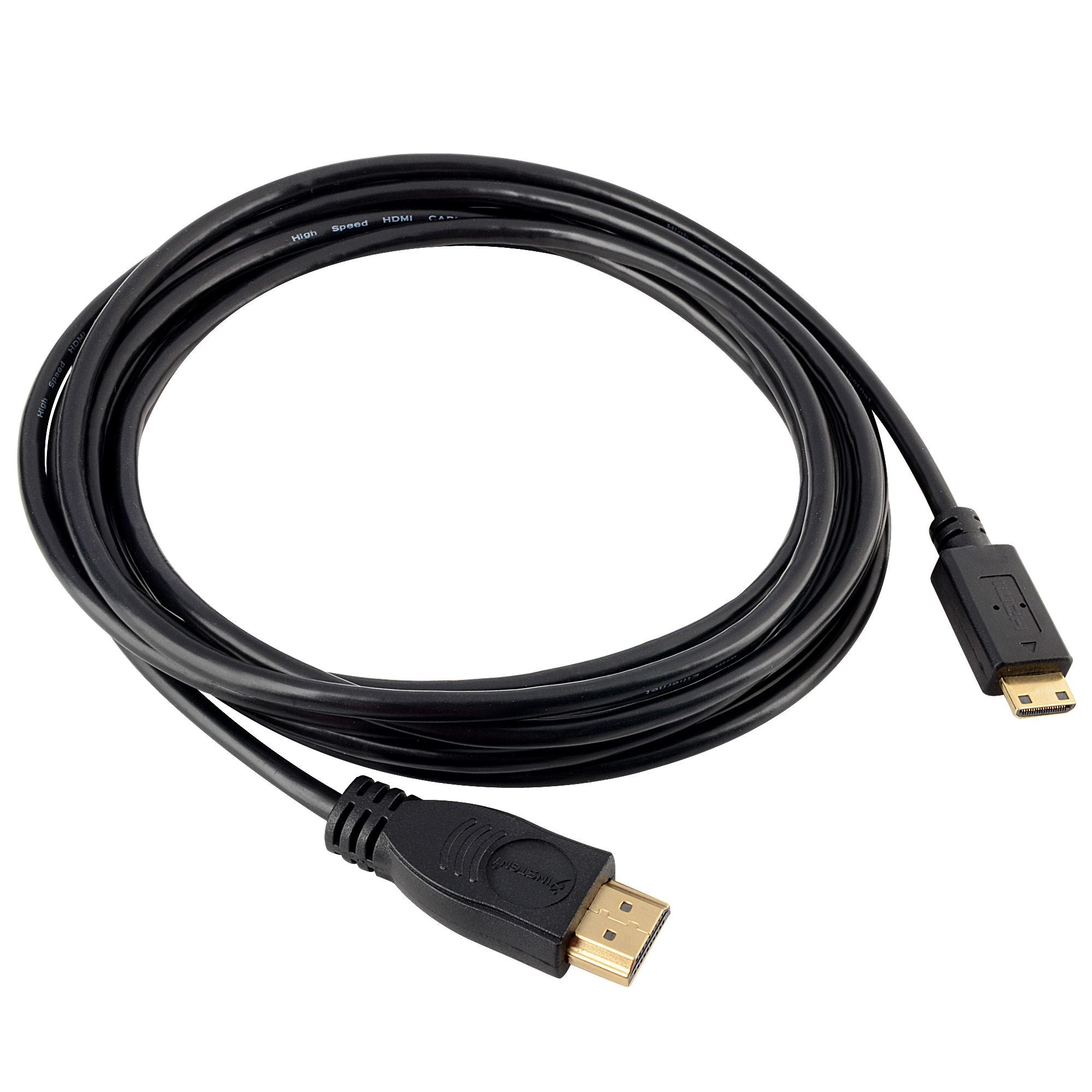HDMI to Mini HDMI C High-Speed HDMI 30AWG w/Ethernet, 3D, 4K, Audio Return Cable