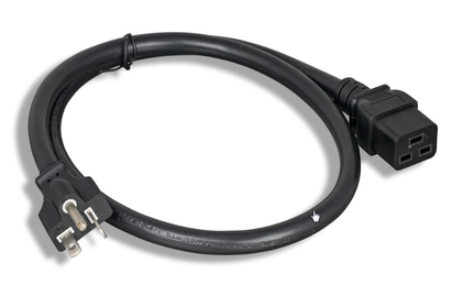 12AWG Heavy Duty NEMA 5-20P To IEC-60320-C19 Power Extension Cord SJT 12 AWG UL and cUL Listed