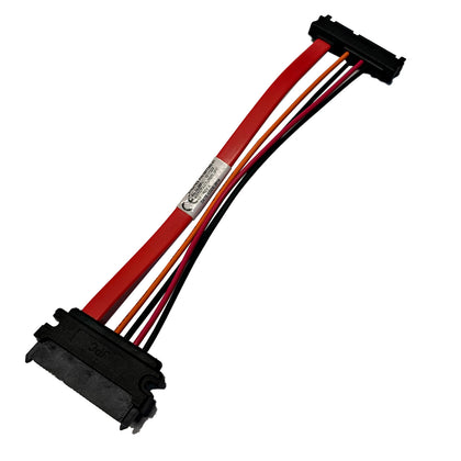 7" (7-Inch) 22-Pin (7+15) SATA Male to Female SATA and Power Combo Extension Cable