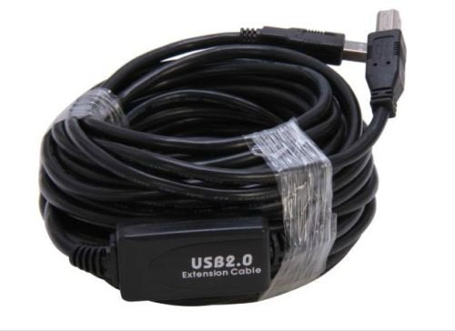 30Ft (30 Feet) USB2.0 Male A to Male B Active Repeater Printer Scanner Cable