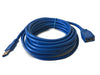 USB 3.0 SuperSpeed Male A to Female A Extension Cable Blue w/Gold Connector (3Ft, 6Ft, 10Ft, 15Ft)