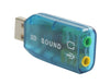 USB 2.0 Mic/Speaker 3D 5.1 Audio Surround Sound Card Adapter
