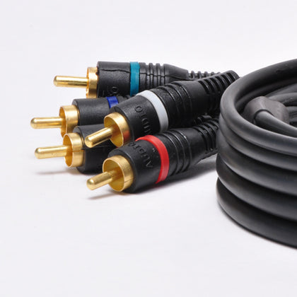 P3V2A-6 6Ft 5-RCA Component Video/Audio Coaxial Cable RG-59/U for HDTV DVD VCR