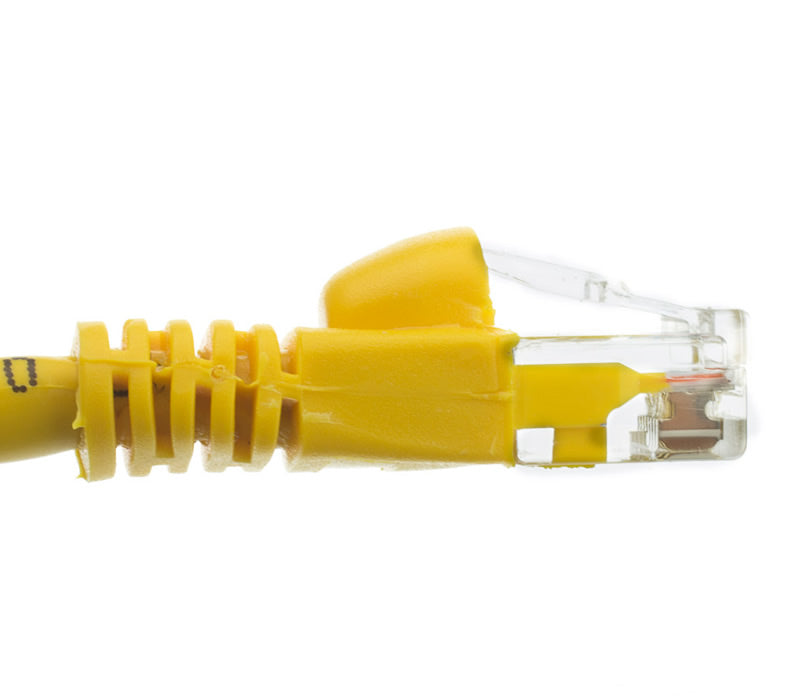 25Ft (25 Feet) CAT6 RJ45 24AWG Gigabit 550MHz Snagless UTP Network Patch Cable YELLOW