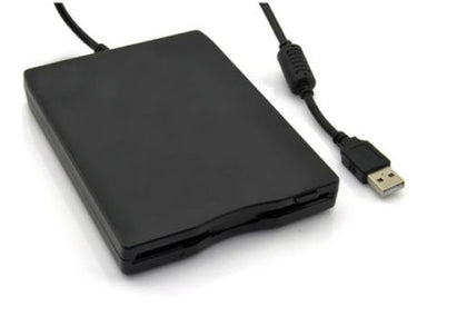USB 3.5" External Slim 1.44MB Floppy Disk Drive Black