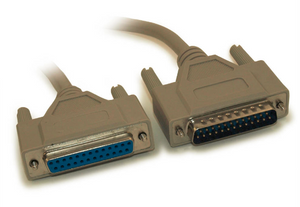 6Ft. (6 Feet) DB25 Male to Female Serial Parallel Extension Cable