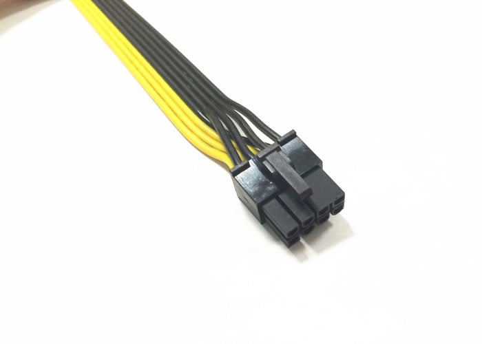30-inch 8-Pin PCIe Male to Dual PCIe 8-Pin (6+2Pin) Male Graphics Video Card Cable Adapter