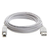 15Ft (15 Feet) Universal USB 2.0 Cable for Printers, Scanners, All-in-Ones