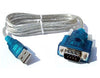 USB-AD9 6Ft. USB2.0 (A) Male to RS232 (DB9) Serial Cable