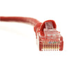 CAT6 RJ45 24AWG Gigabit 550MHz Snagless UTP Network Patch Cable RED