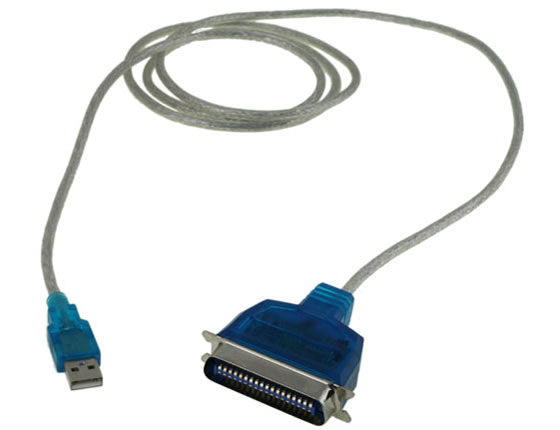 AYA 6Ft. USB to Parallel IEEE 1284 Centronic 36-Pin Male Printer Adapter Cable