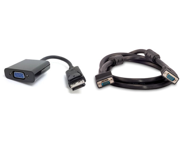 8.5" DisplayPort DP to VGA Adapter and 6Ft. SVGA Cable Combo