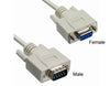 MEC-10MF 10Ft. DB-9M (Male) to DB-9F (Female) Serial Extension Cable