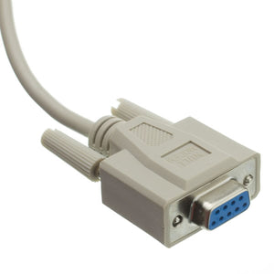 6Ft (6 Feet) DB9 Female to Female (DB9F/DB9F) Serial Null Modem Cable