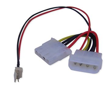 Link Depot POW-ADT-3P4 3-Pin Male to 4-Pin Male Adapter
