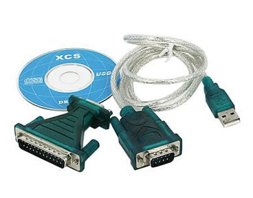 USB-AD9/25 3Ft. (3 Feet) USB (A) Male to RS232 Serial Cable w/ DB25 Adapter