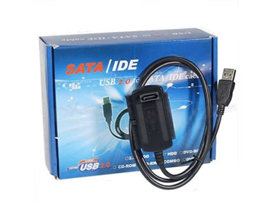 IDE-SATA-USB-CABLE USB 2.0 to SATA and IDE Cable Converter Adapter