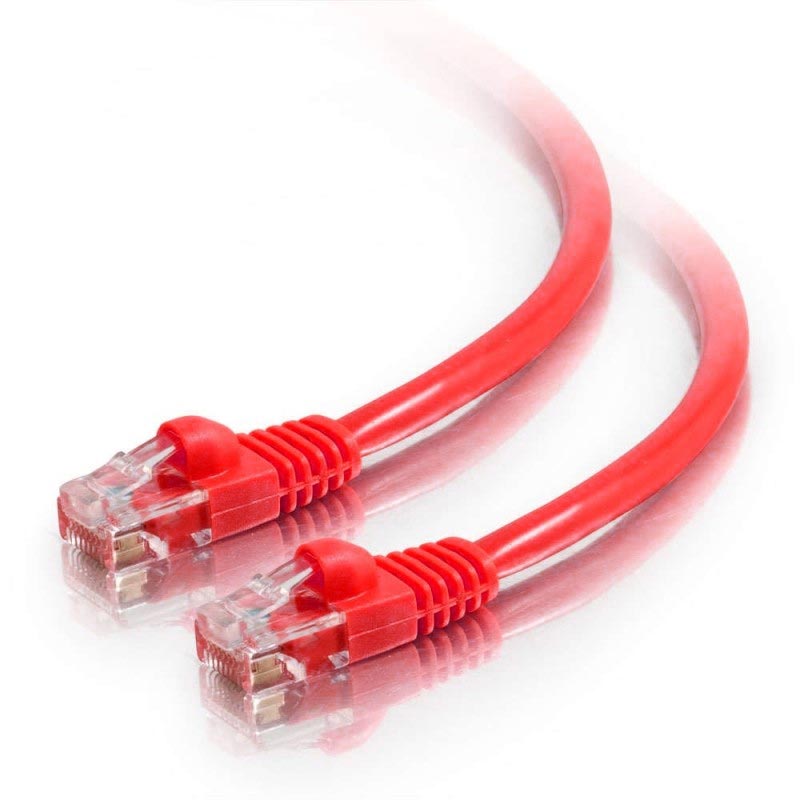 10Ft (10 Feet) CAT6 Crossover Ethernet Network Cable 550Mhz RED 24AWG Network Cable