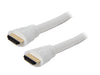 24AWG High Speed HDMI Cable w/Ethernet CL2 In-Wall 3D, 4K Ready, Audio Return White (25Ft, 35Ft, 40Ft, 45Ft, 50Ft)